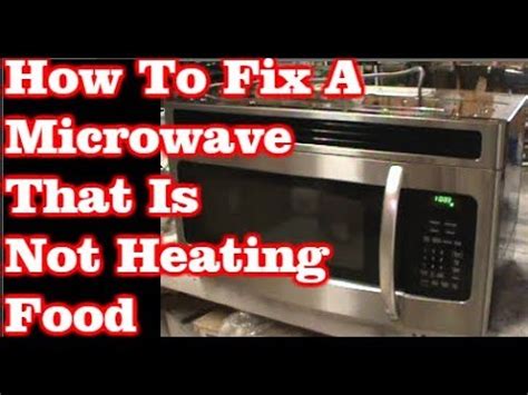 Long ago it was all about which <strong>microwave</strong> oven could nuke <strong>food</strong> fastest, e. . Ge microwave not heating food but runs